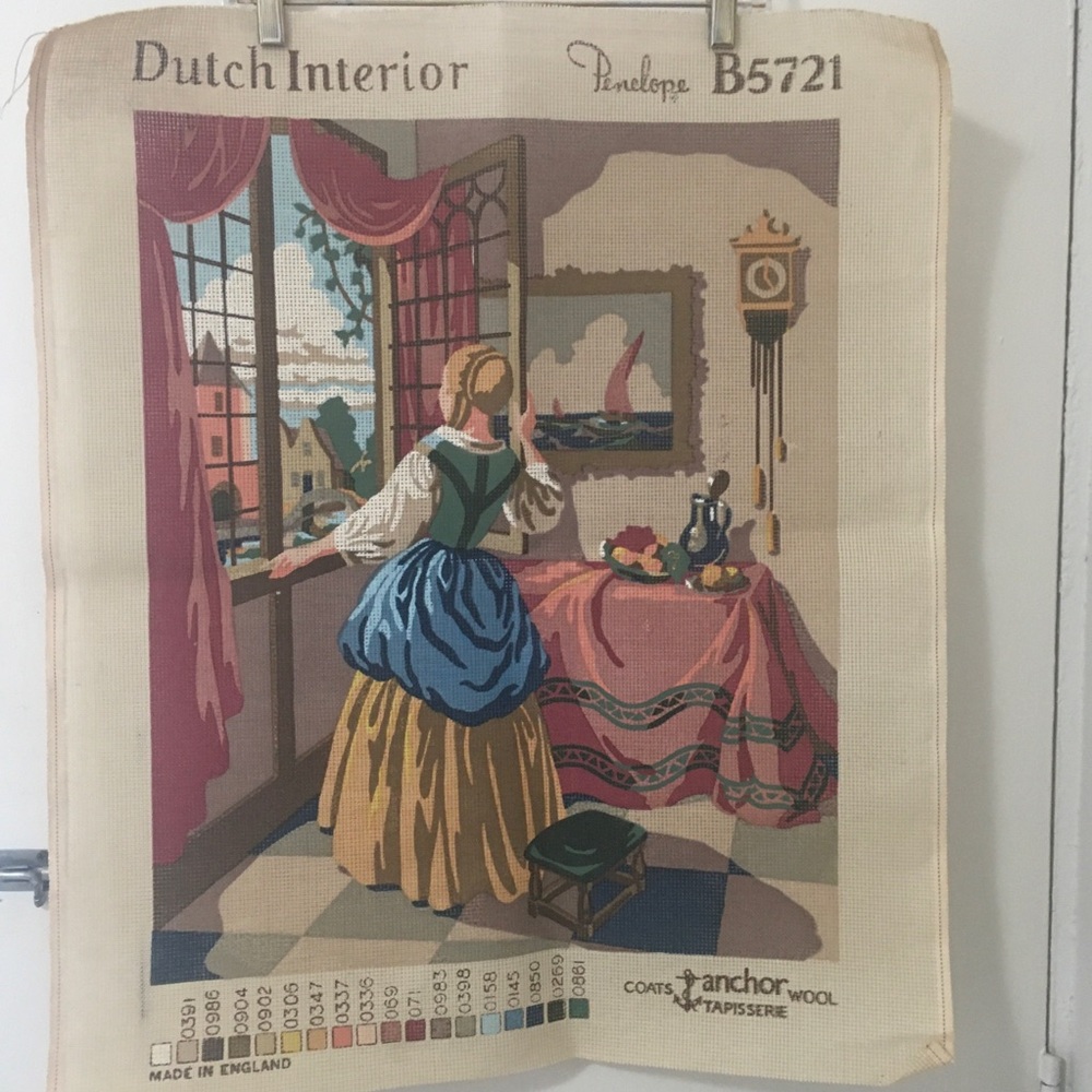 Penelope Tapestry Canvas- Dutch Interior